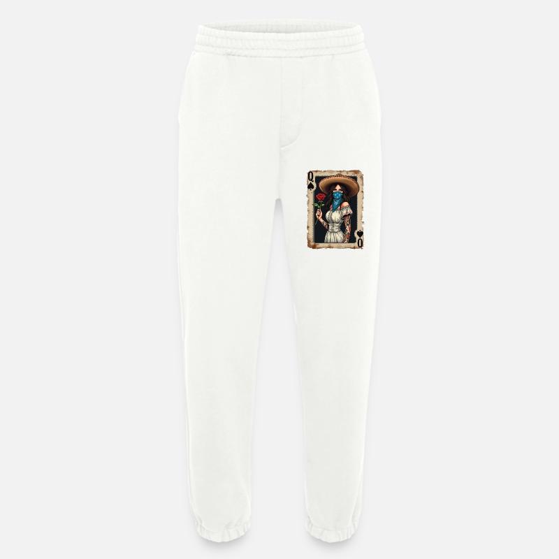 Mariachi Queen mit Rose - Heavyweight Jogginghose - made by SPREAD  - OFF WHITE