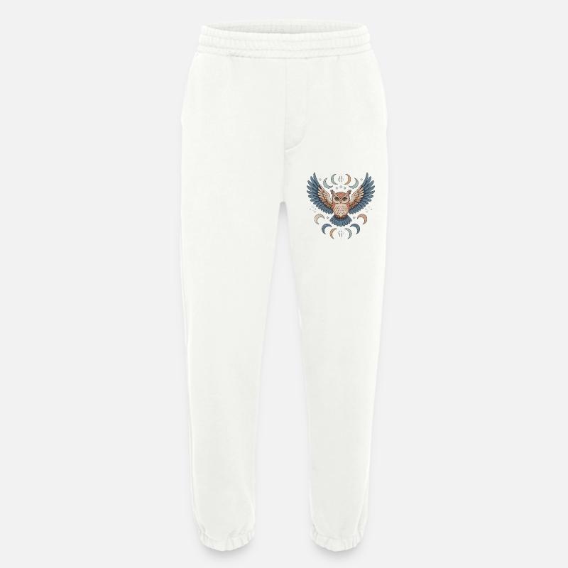 Boho Eule - Heavyweight Jogginghose - made by SPREAD  - OFF WHITE