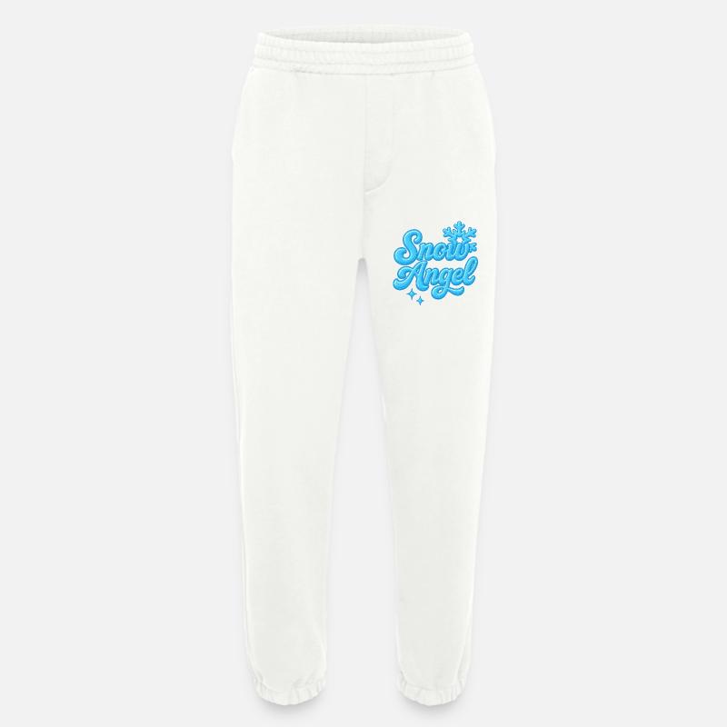 snow angle / y2k statement design  - Heavyweight Jogginghose - made by SPREAD  - OFF WHITE