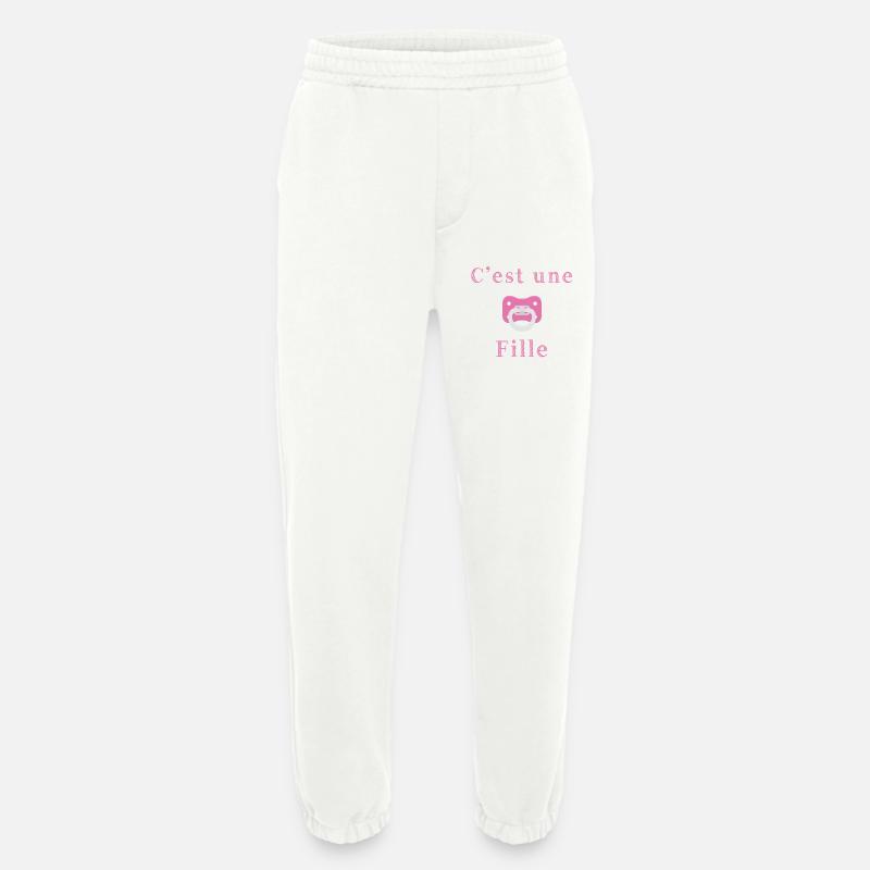 Geburt - es ist ein Mädchen - Heavyweight Jogginghose - made by SPREAD  - OFF WHITE