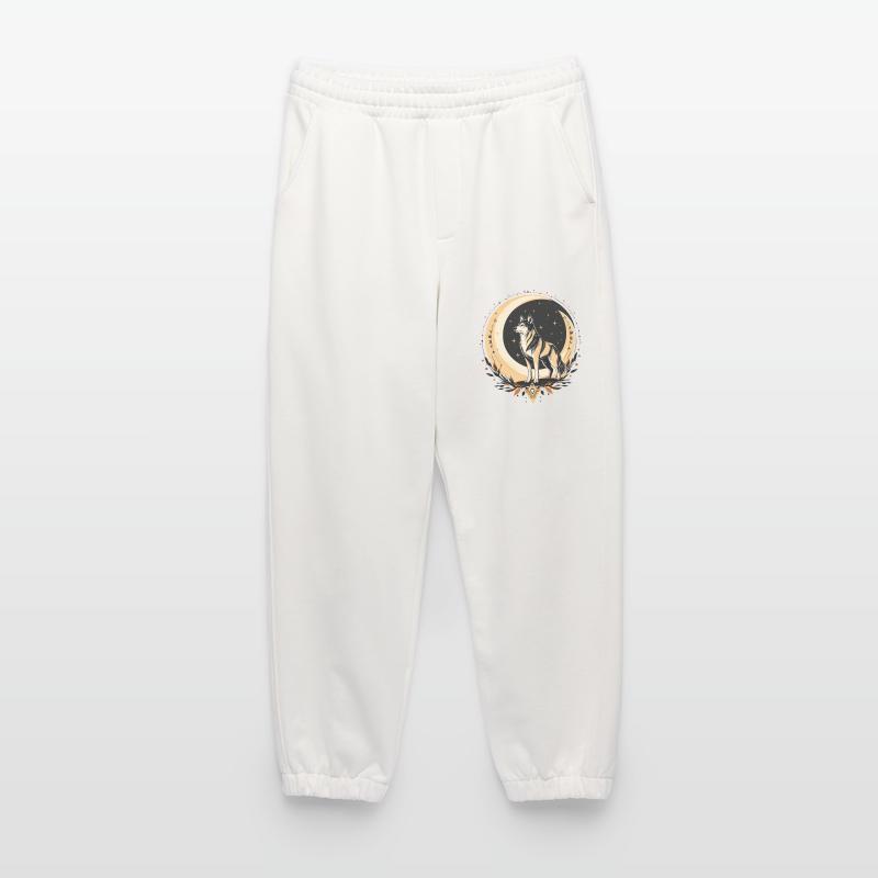 Boho Wolf Heavyweight Jogging Pants - made by SPREAD 