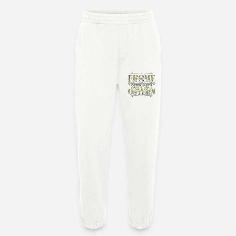 Frohe Ostern vom Osterhasen - Heavyweight Jogginghose - made by SPREAD  - OFF WHITE