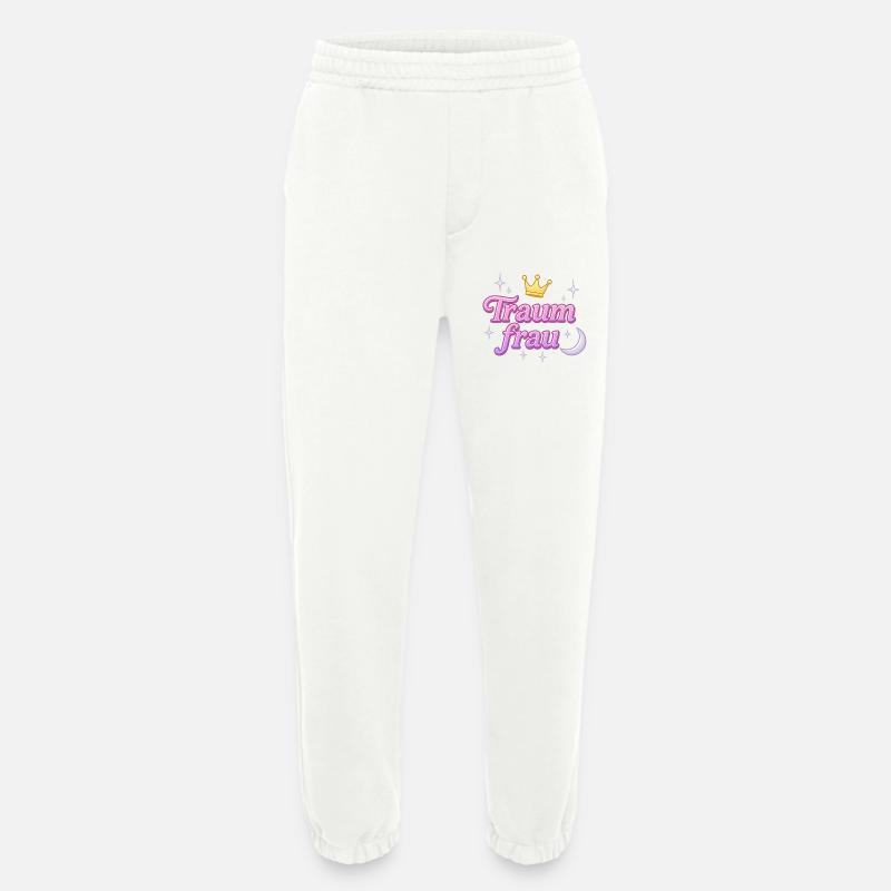 traumfrau / y2k statement spitzname design  - Heavyweight Jogginghose - made by SPREAD  - OFF WHITE