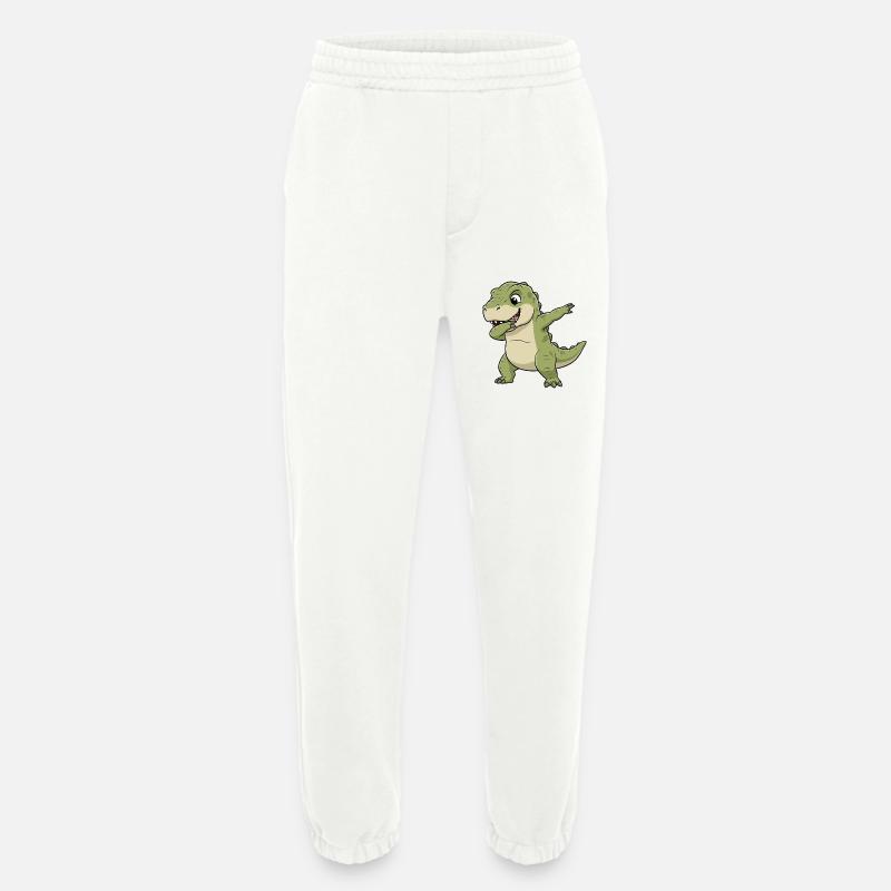 Gefährlicher Dabbing T-Rex - Heavyweight Jogginghose - made by SPREAD  - OFF WHITE