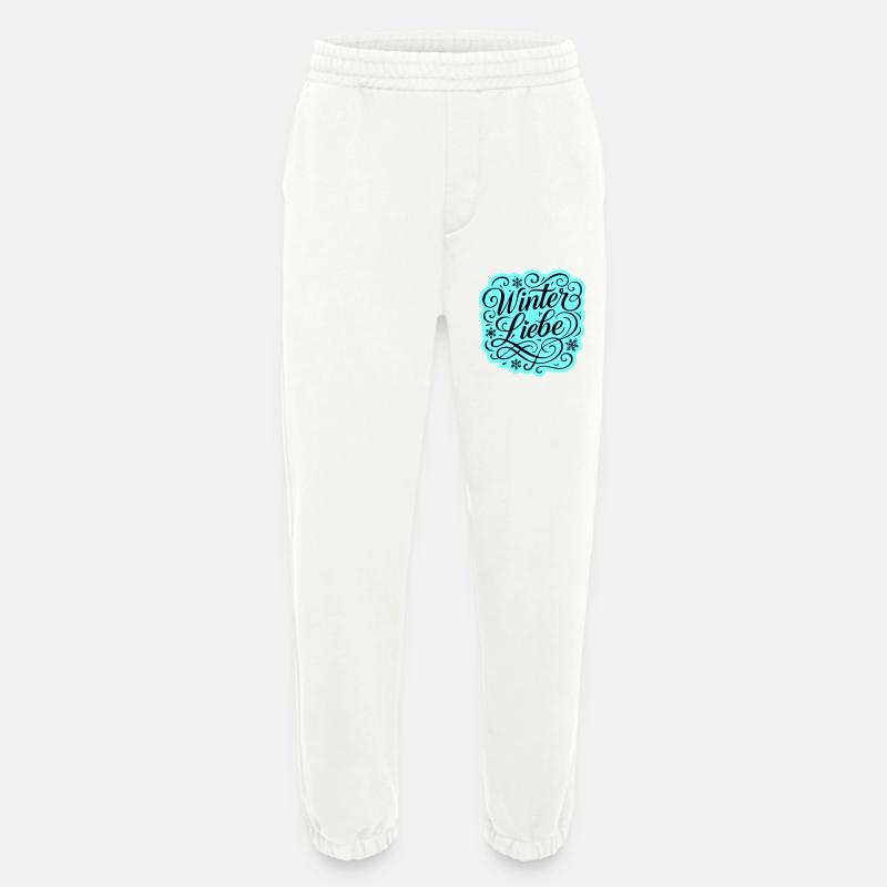 Winter Liebe Herz Winterlich - Heavyweight Jogginghose - made by SPREAD  - OFF WHITE