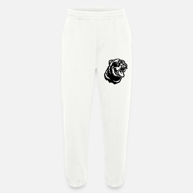 Rottweiler Kopf - Heavyweight Jogginghose - made by SPREAD  - OFF WHITE