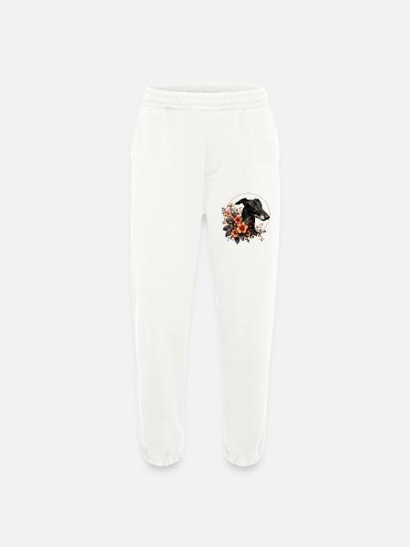 Galgo Blackbeauty No02 - Heavyweight Jogging Pants - made by SPREAD  - OFF WHITE
