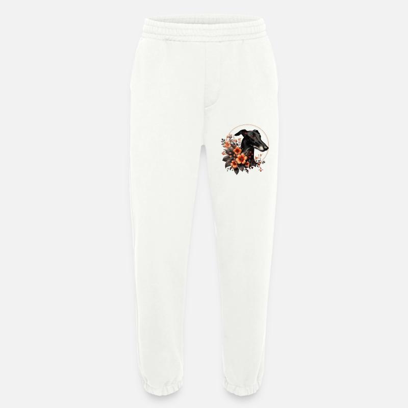 Galgo Blackbeauty Nr02 - Heavyweight Jogginghose - made by SPREAD  - OFF WHITE
