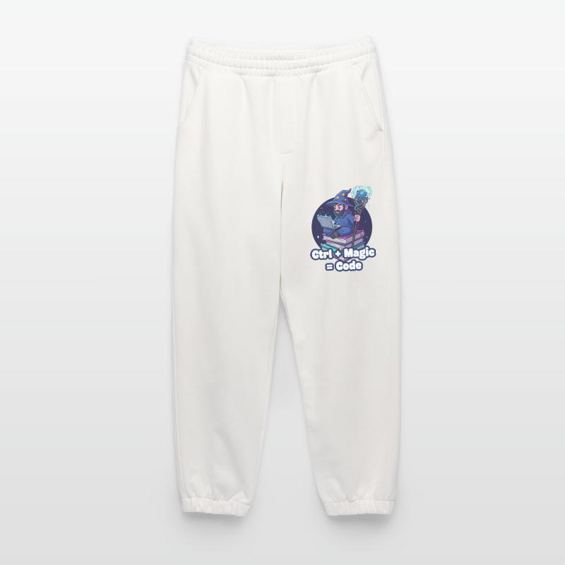 Ctrl Magic Code Wizard Heavyweight Jogging Pants - made by SPREAD 
