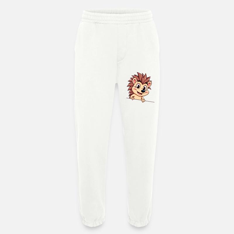 Flinker Igel am Draht - Heavyweight Jogginghose - made by SPREAD  - OFF WHITE