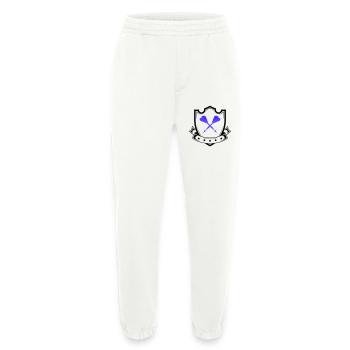 Blue Cross Darts Design - Heavyweight Jogging Pants - made by SPREAD  - OFF WHITE - Front