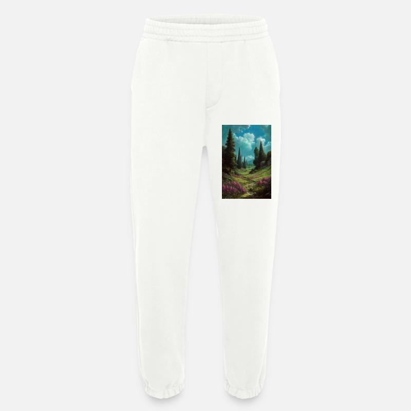 Illustration einer Naturlandschaft - Heavyweight Jogginghose - made by SPREAD - OFF WHITE