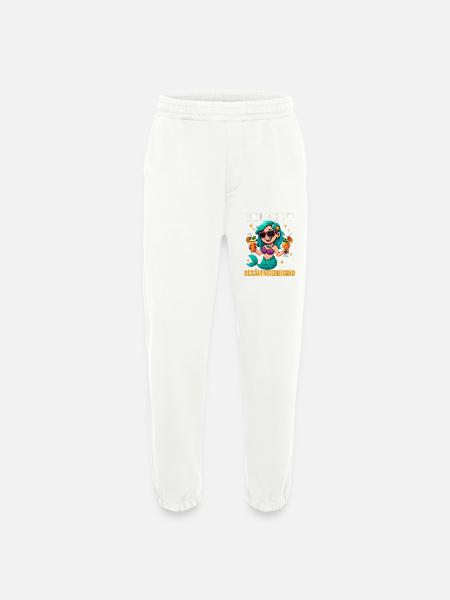 The location is drunken, mermaid - Heavyweight Jogging Pants - made by SPREAD - OFF WHITE