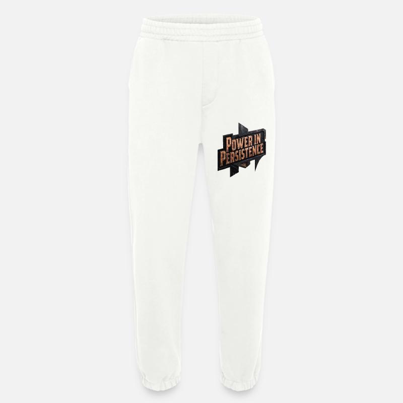 Kraft in der Persistenz - Heavyweight Jogginghose - made by SPREAD  - OFF WHITE