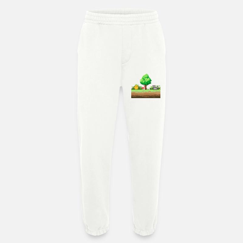 Pixelgarten Abenteuer - Heavyweight Jogginghose - made by SPREAD  - OFF WHITE