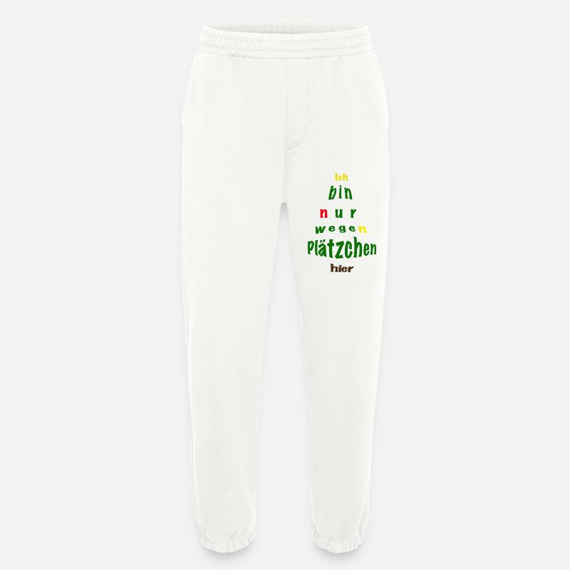 Ich bin nur wegen Plätzchen hier - Heavyweight Jogginghose - made by SPREAD  - OFF WHITE