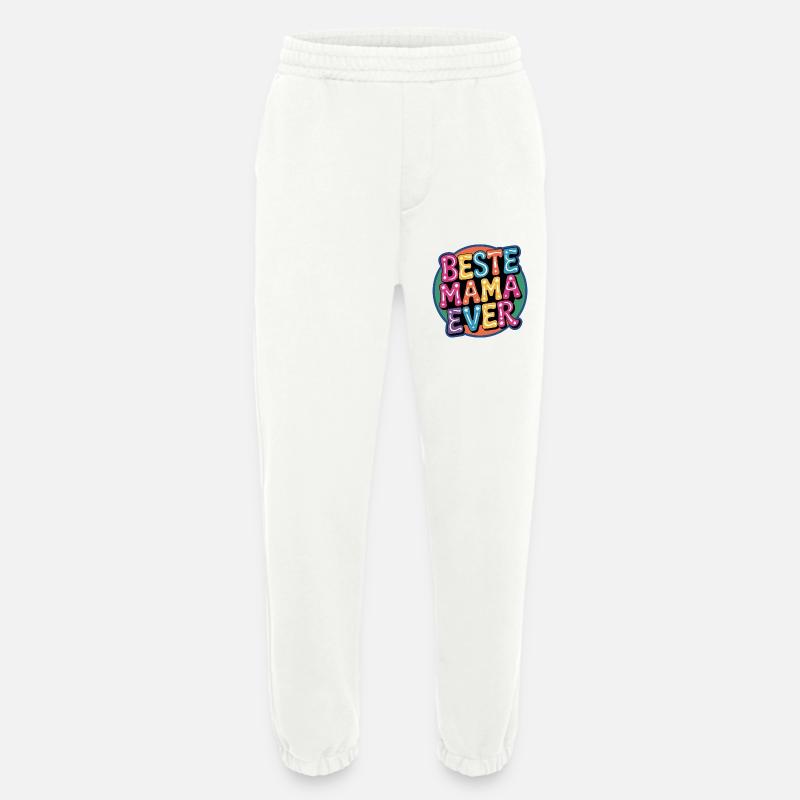 Beste Mama Ever – Bunte Bubbelkunst - Heavyweight Jogginghose - made by SPREAD  - OFF WHITE