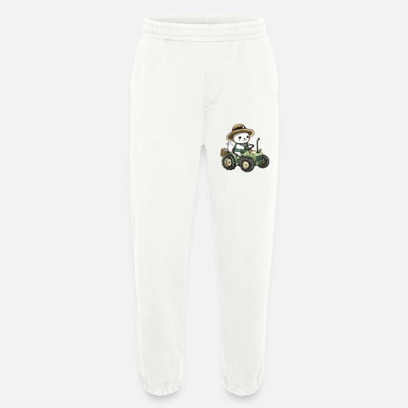 Robbe Tier Traktor Farmer - Heavyweight Jogginghose - made by SPREAD  - OFF WHITE