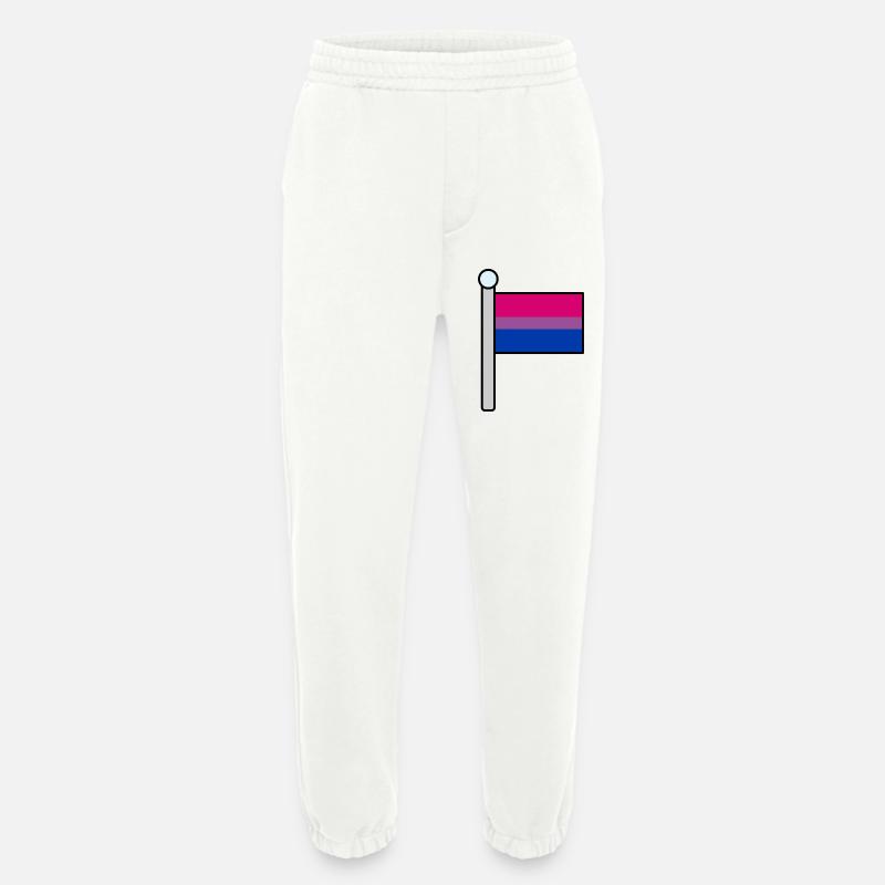 Bisexuelle Pride-Flagge - Heavyweight Jogginghose - made by SPREAD  - OFF WHITE