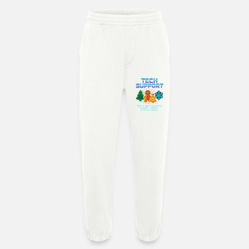 Funny Technical Support Debug Christmas - Heavyweight Jogging Pants - made by SPREAD  - OFF WHITE