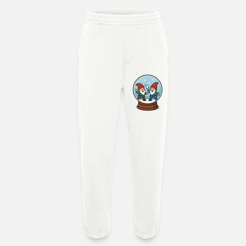 Zwerge in einer Schneekugel - Heavyweight Jogginghose - made by SPREAD  - OFF WHITE