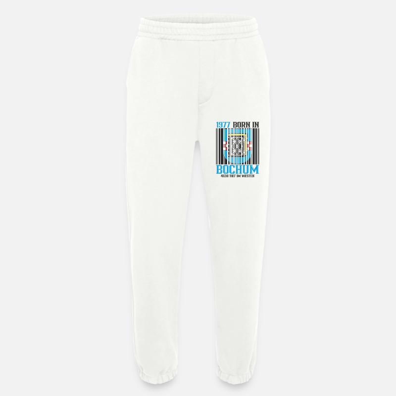 1977 Bochum Shield Barcode - Heavyweight Jogging Pants - made by SPREAD  - OFF WHITE