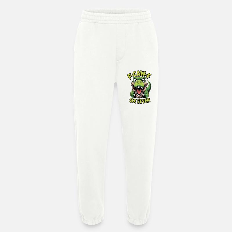 Cawing Rex Six Seven Tee - Heavyweight Jogginghose - made by SPREAD  - OFF WHITE