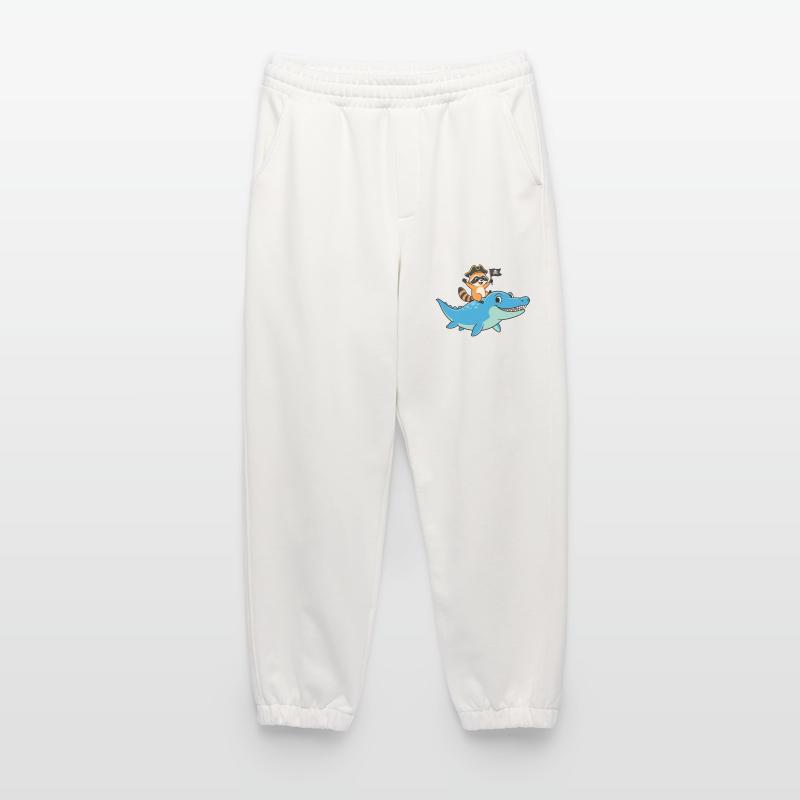 Nur ein Junge, der den Mosasaurus-Waschbären liebt Heavyweight Jogginghose - made by SPREAD 