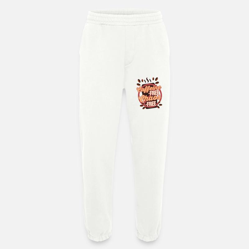 Coffee withdrawal decaffeinated ex-coffee drinker - Heavyweight Jogging Pants - made by SPREAD  - OFF WHITE