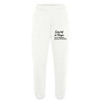 Deep in the heart - Heavyweight Jogging Pants - made by SPREAD  - OFF WHITE - Front