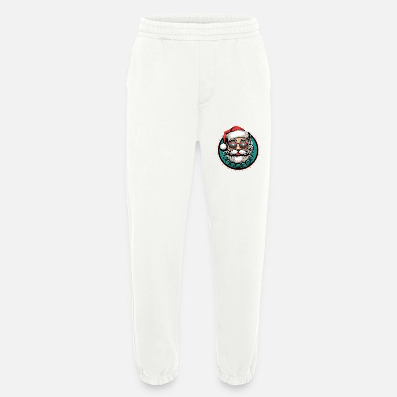Cooler Weihnachtsmann Mit Sonnenbrille Bart Xmas - Heavyweight Jogginghose - made by SPREAD - OFF WHITE