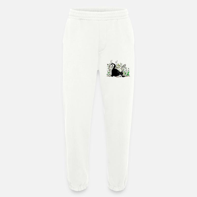 Katze - Heavyweight Jogginghose - made by SPREAD  - OFF WHITE