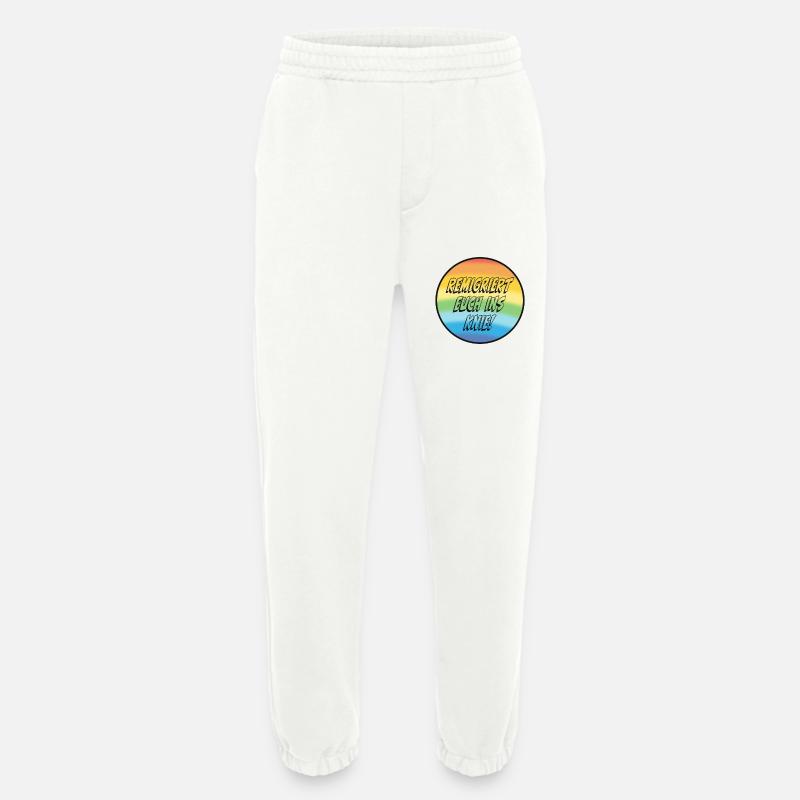 Remigriert Euch Ins Knie! - Heavyweight Jogginghose - made by SPREAD  - OFF WHITE