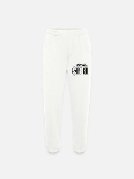 Millennial (Gen. Y) - Super Generation - Heavyweight Jogging Pants - made by SPREAD - OFF WHITE