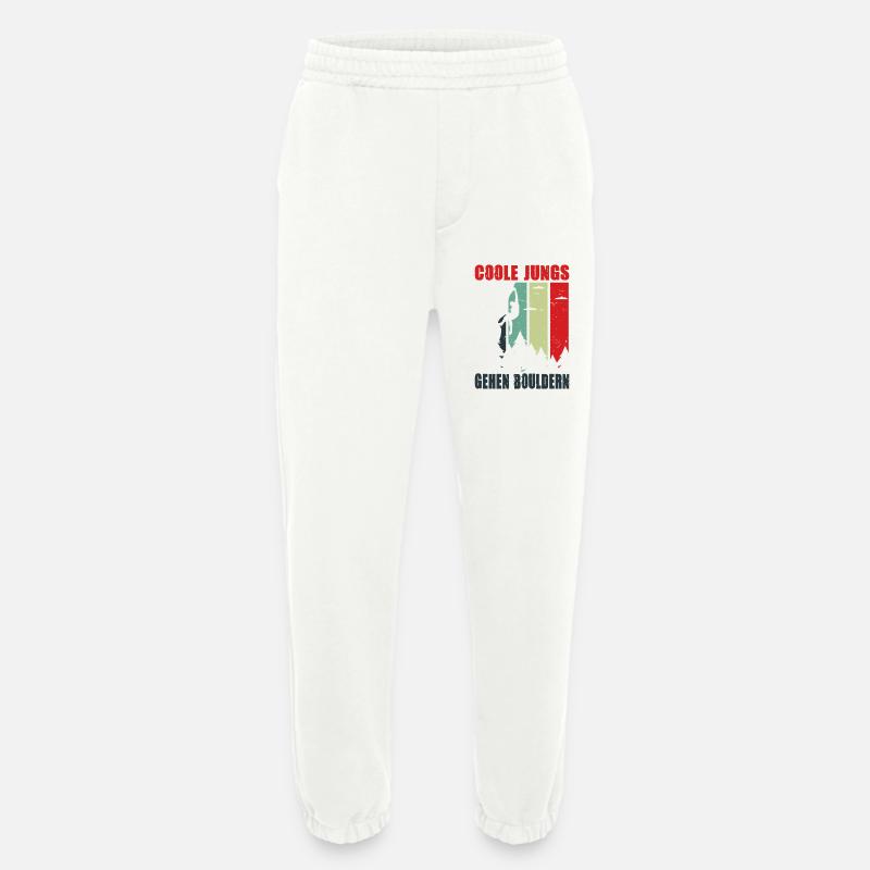 Bouldern Geschenke Klettern Kletterer Boulderer - Heavyweight Jogginghose - made by SPREAD  - OFF WHITE