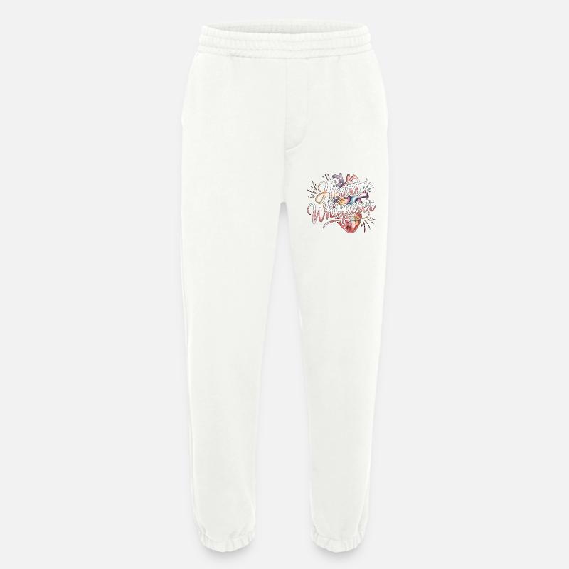 Cardiac Tech Heart Whisperer Pacemaker Technician - Heavyweight Jogging Pants - made by SPREAD  - OFF WHITE
