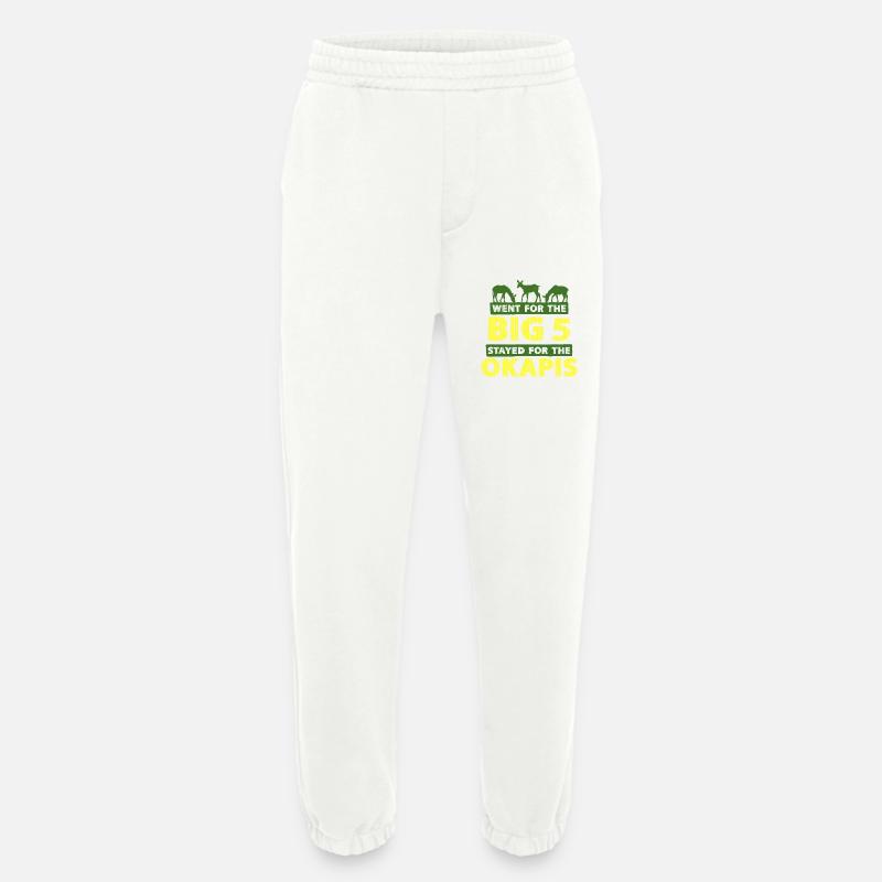 Okapi Tier - Heavyweight Jogginghose - made by SPREAD  - OFF WHITE