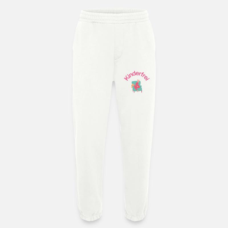 Kinderfrei – Sofa, Schlaf & Stille, Mutter schläft - Heavyweight Jogginghose - made by SPREAD  - OFF WHITE