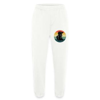 Conception vintage de motocross pour le motocross - Pantalon de jogging bio épais fabriqué en UE - OFF WHITE - Devant