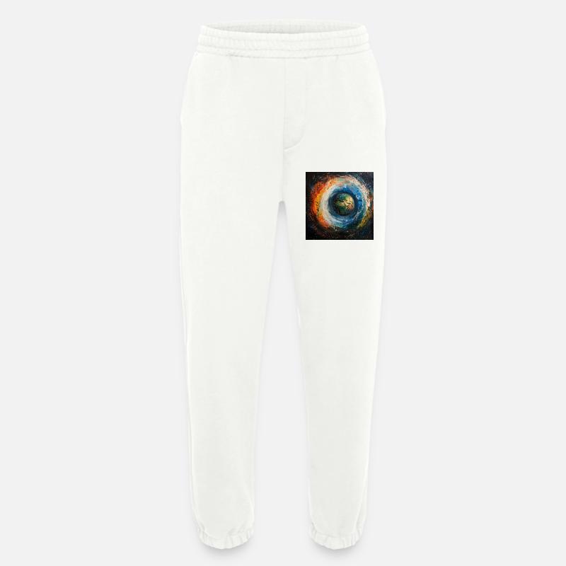 Erdwelt im Farbwirbel - Heavyweight Jogginghose - made by SPREAD  - OFF WHITE