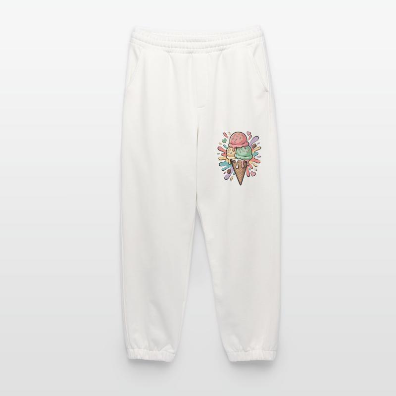 Bunte Eiscreme Explosion Heavyweight Jogging Pants - made by SPREAD 