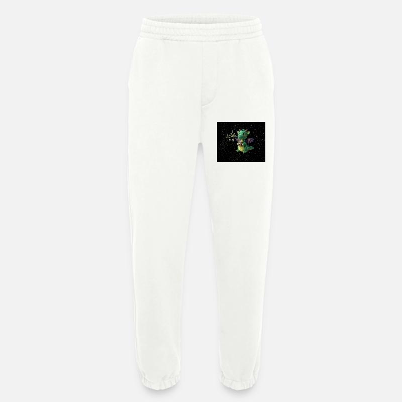 Kuscheldrache mit Schatzbeutel - Heavyweight Jogginghose - made by SPREAD  - OFF WHITE