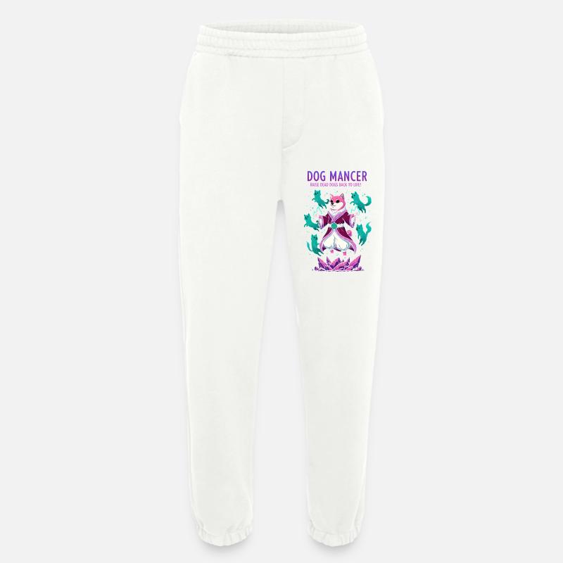 Hundemancer Hundezauberer zieht Geisthunde groß - Heavyweight Jogginghose - made by SPREAD  - OFF WHITE