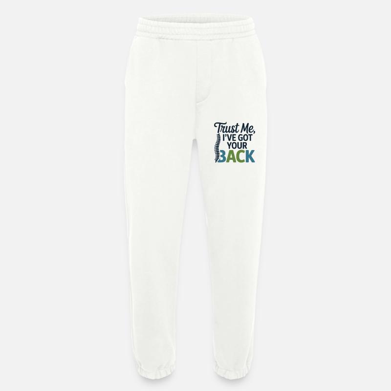 Licensed DC Professional Spinal Alignment  - Heavyweight Jogging Pants - made by SPREAD  - OFF WHITE