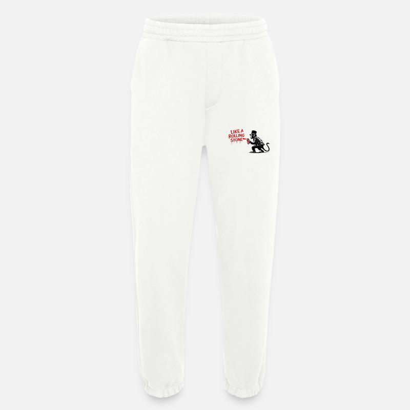 Wie ein Rolling Stone Monkey - Heavyweight Jogginghose - made by SPREAD  - OFF WHITE
