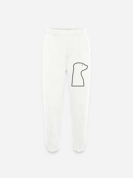 Suricate - Pantalon de jogging bio épais fabriqué en UE - OFF WHITE
