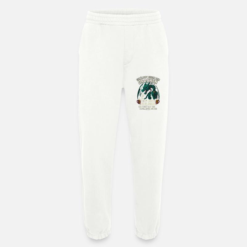 Drachenkampf Bruder, JGA Bierfreunde Spaß - Heavyweight Jogginghose - made by SPREAD - OFF WHITE
