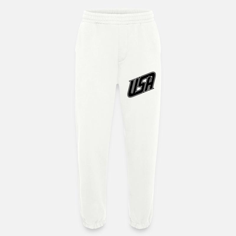 USA  Logo - Farbe variabel - Heavyweight Jogginghose - made by SPREAD  - OFF WHITE