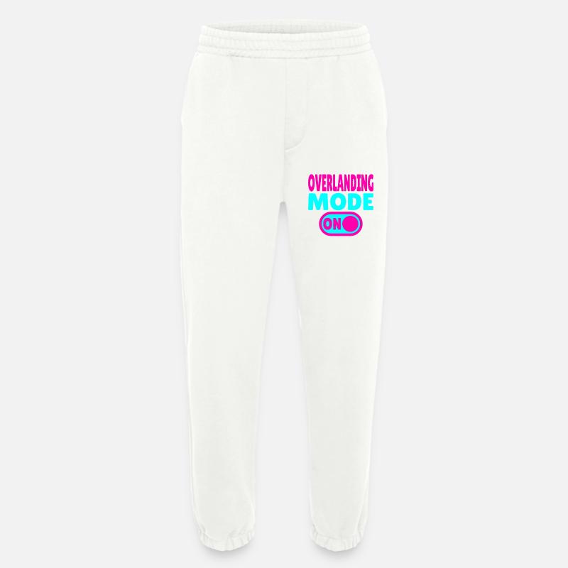 Mode Overlanding ACTIVÉ – Passer à l’aventure - Pantalon de jogging bio épais fabriqué en UE - OFF WHITE