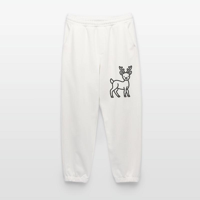 deer Heavyweight Jogging Pants - made by SPREAD 